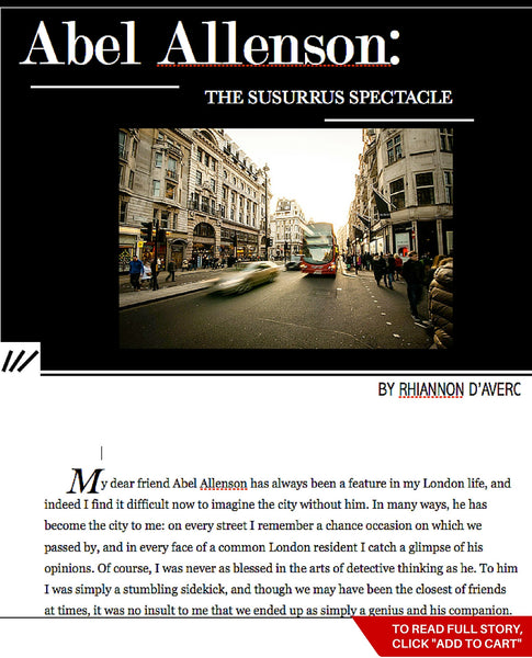 Abel Allenson: The Susurrus Spectacle by Rhiannon D'Averc